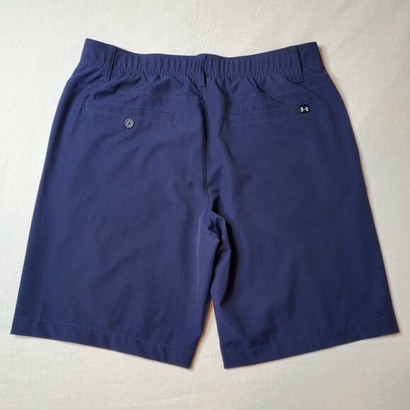 Under Armour Mens Size 34 UA Drive Golf Shorts 10" Navy Blue 1364409 - Picture 5 of 8